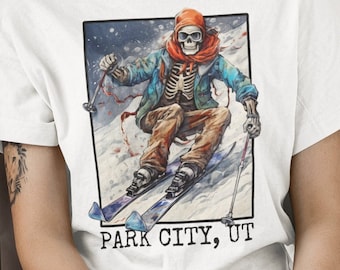Park City Utah Ski Shirt Ski Tshirt Skifahren UT Shirt