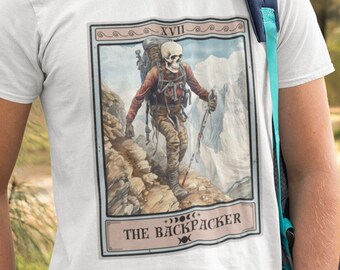 Camicia per zaino in spalla, camicia per carte dei tarocchi per zaino in spalla, regali per zaino in spalla Regali per amanti dell'escursionismo