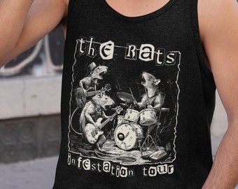 The Rats Infestation Tour Tank Top, Rat Shirt Rat Lover Gifts Rats Tanks