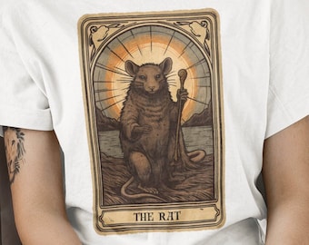 Rat Shirt, The Rat Tarot Card Shirt Rat Lover Gifts Rat Chinese Zodiac