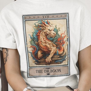 Dragon Shirt, The Dragon Tarot Card Shirt, Dragon Chinese Zodiac Tshirt