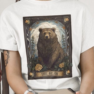Camisa de urso, camisa de tarô do urso, presentes para amantes de urso