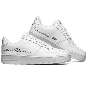 Custom Bride Sneakers Bridal Shoes Personalized Wedding Shoes Low Top Vegan Leather Sneakers Custom Bride White Shoes