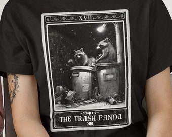 Trash Panda tarotkaartshirt - cadeau wasbeerliefhebber