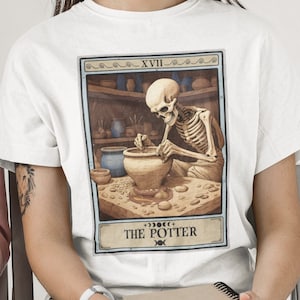 Pottery Shirt, The Potter Tarot Card Shirt, Pottery Lover Gift Potter Shirt