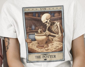 Pottery Shirt, The Potter Tarot Card Shirt, Pottery Lover Gift Potter Shirt