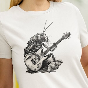 Bassist Cockroach Shirt, Bass Player Cockroach Shirt, Bass Guitar Player Gifts Bassist Gift Bass Guitar Player Shirt