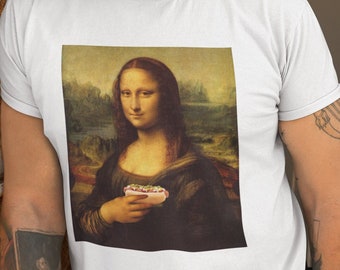 Mona Lisa Hot Dog Shirt, Hot Dog TShirt Hot Dog Lover Gift