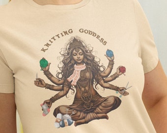 Knitting Goddess, Knitter Shirt Knitting Lover Gift for Knitter T-shirt