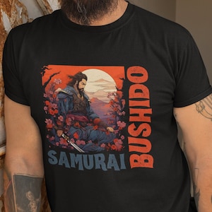 Samurai Shirt, Samurai Warrior Japan Samurai T-shirt Japanese Warrior Tshirt Bushido