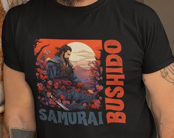Samurai Shirt, Samurai Warrior Japan Samurai T-shirt Japanese Warrior Tshirt Bushido