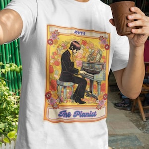 The Pianist Tarot Card Shirt, Piano Shirt Pianist Shirt Pianist Gift Piano Teacher Shirt Music Teacher Gifts Funny Piano Tee Musician Shirt