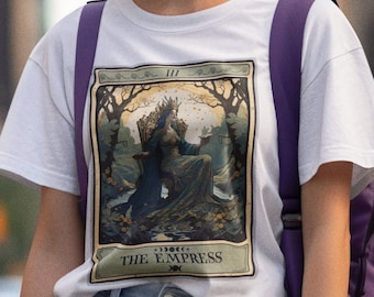 La camiseta de la carta del tarot de la emperatriz, camiseta del amante de la carta del tarot de la astrología Amante del tarot