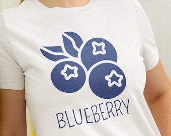 Camisa de arándanos, camiseta de frutas, regalos para amantes de los arándanos, regalo de jardinería, camisa foodie amante de las frutas