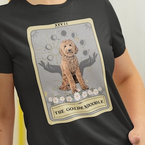 Chemise Goldendoodle, chemise de carte de tarot Goldendoodle, cadeaux pour propriétaire Golden Doodle