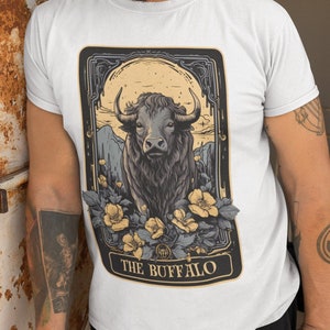 Buffalo Tarot Card Shirt, Buffalo Tshirt Buffalo Lover Gifts