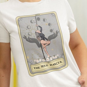 Pole Dancing Tarot Shirt Pole Dancing Shirt Gift for Pole Dancer PoleDancing TShirt with Tarot Card Design Pole Dance Lover Gift