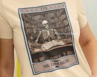 Librarian Shirt, The Librarian Tarot Card Shirt, Library T-shirt Book Lover Gift For Librarian Gifts