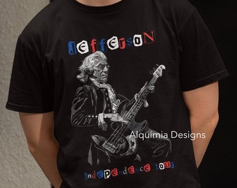 Thomas Jefferson Independence Tour T-Shirt: American History Patriotic Tee