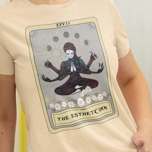 Esthetician Shirt, The Esthetician Tarot Card Shirt, Esthetician Goddess Gift For Esthetician Gifts