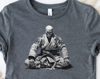 Camiseta de esqueleto de Jiu Jitsu, camiseta de Jiu Jitsu brasileño, camiseta de jiujitsu, camiseta de jiujitsu, regalo de amante de Jiu Jitsu BJJ esqueleto