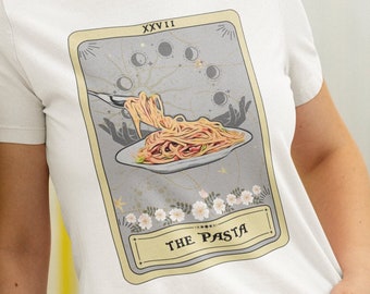 The Pasta Tarot Card Shirt, Pasta Shirt Spaghetti Lover Gifts Pasta Gifts Foodie Shirt Italian Food Lover T-shirt Spaghetti Tee