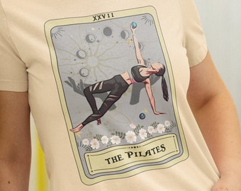 The Pilates Tarot Card Shirt, Pilates Shirt Pilates Lover Gift Ideas Pilates Tshirt Pilates Coach Instructor Student Gift