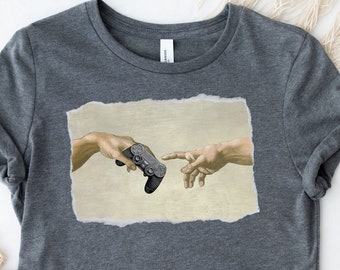 Gamer Shirt, The Creation Of Gaming Shirt, Gamer tshirt gaming tshirt Funny Gaming tshirt Gamer Gift, Video Game Shirt Gaming t-shirt