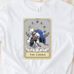 Brasilianisches Jiu Jitsu Shirt Dreieck Choke Shirt MMA BJJ T Shirt Brasilianisches Jiu Jitsu T-Shirt BJJ Liebhaber Jiu Shitsu tShirt Tarot Karten Shirt