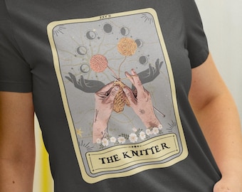 Stricker T Shirt Der Stricker Tarot Karte Shirt, Knitters Pride Tshirt Geschenk für Knitter shirt Stricker Geschenk für Knitter, Knitters Gift