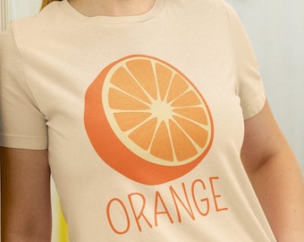 Chemise oranges, t-shirt fruits, cadeaux pour amateurs d'oranges, cadeau de jardinage, chemise gourmande pour amateurs de fruits