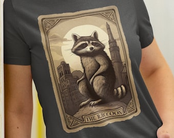Wasbeer shirt, het wasbeer tarotkaart shirt, wasbeer minnaar geschenken het afval Panda T-shirt