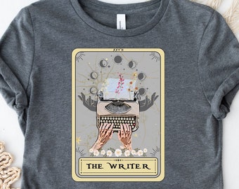 Writer Tshirt, Author Shirt, Writer Gifts, The Writer Tarot Card, Gift For Writer Gifts for Author Writer Shirt Tarot Card Shirt for Writer