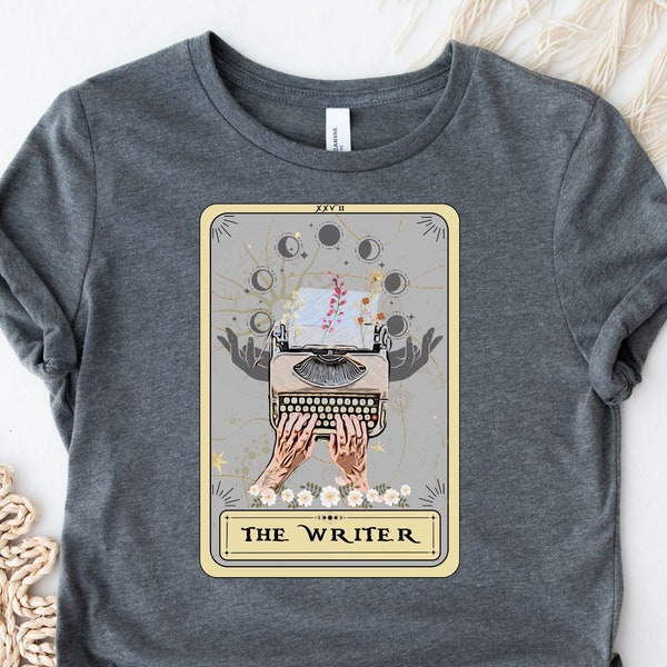 Writer Tshirt, Author Shirt, Writer Gifts, The Writer Tarot Card, Gift For Writer Gifts for Author Writer Shirt Tarot Card Shirt for Writer