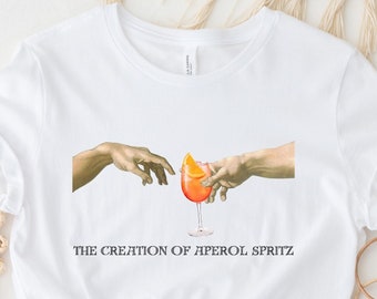 Aperol Spritz Shirt, The Creation Of Aperol Spritz tshirt, Aperol Spritz t shirt, Cocktail Shirt, Drinking Shirt Bachelorette Party Shirt