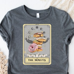 Donut Shirt Donut T Shirt, The Donut Tarot Card T Shirt Donuts T-Shirt Donut Lover Gifts Donut Lover T-Shirt Tarot Card Shirt