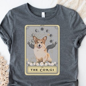 Corgis Hund Shirt Corgis Mutter tShirt Corgis Tarot Karte Shirt Corgis Liebhaber T-Shirt Corgis Liebhaber Geschenk Lustige Tarot Karte tshirt