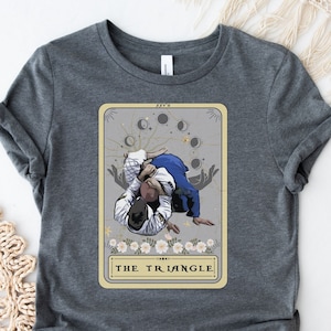 Brazilian Jiu Jitsu T-Shirt Triangle Choke Shirt MMA BJJ T Shirt Brazilian Jiu Jitsu Shirt BJJ Lover Gift Tarot Card Shirt Jiu Jitsu Gift