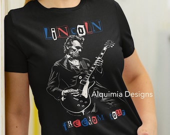 Abraham Lincoln Freiheit Tournee-Shirt, amerikanische Geschichts-Shirt, Vaterländische Shirt-Geschichtslehrer-T-Stück amerikanische Revolution US-Geschichts-T-Stück