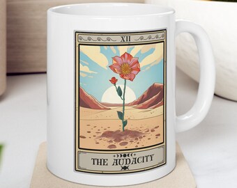 The Audacity Tarot Card Mug, The Audacity Tarot Mug Gift For Tarot Lovers Audacity Mug