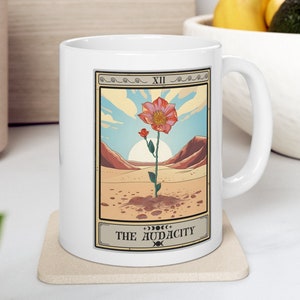 The Audacity Tarot Card Mug, The Audacity Tarot Mug Gift For Tarot Lovers Audacity Mug