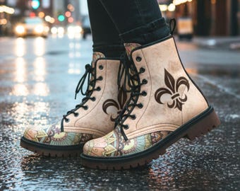 Vintage Work Boots Crepe Sole Leather Brown Leather Vintage Boots