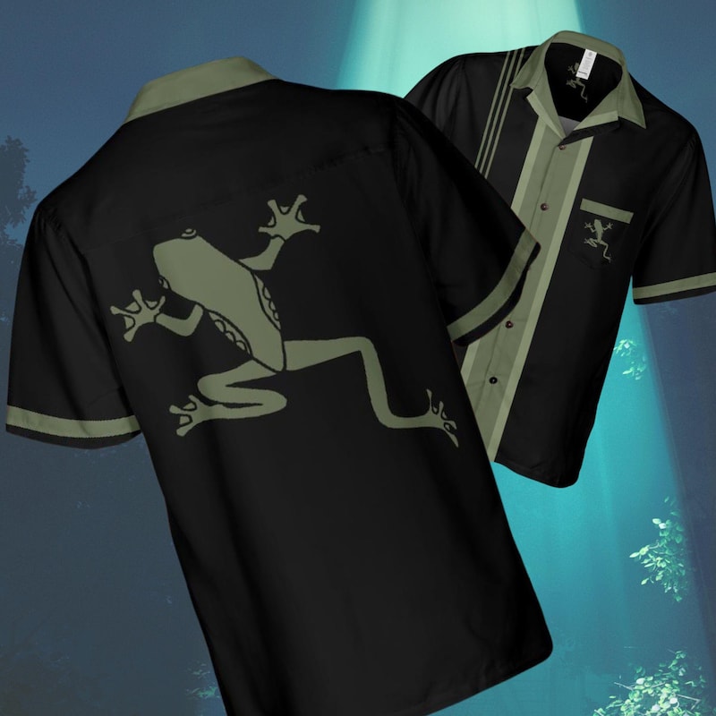 Style Embroidered Frog Button Short Sleeve Shirt main image 0