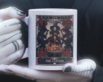 Witch Mug, Witch Tarot Card Mug, Witchy Gift, Witch Coffee Mug Witchy Mug Gift for Witch The Coven Tarot Card Witchcore Witchcraft Gift