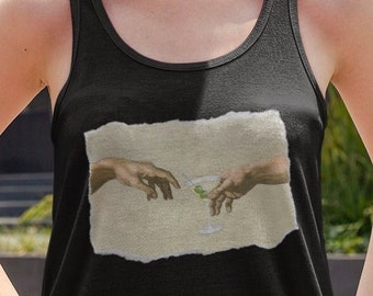 Martini Tank Top, The Creation of Martini Tank Top, Dirty Martini Lover Gifts Dry Martini Shirt