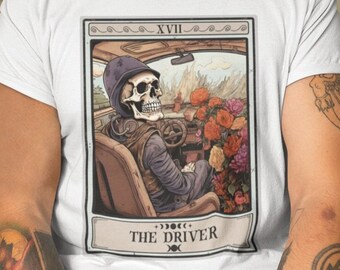 Driver Shirt, Driver Tarot Card Shirt, Truck Driver, School Bus Driver Shirt, Delivery Driver Gifts, Designated Driver
