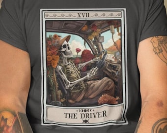 Driver Shirt, Driver Tarot Card Shirt, Truck Driver School Bus Driver Delivery Driver Designated Driver