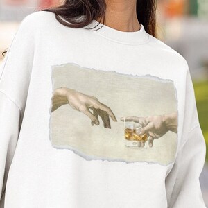 Whiskey Sweatshirt, The Creation of Whiskey Sweater, Cocktail Sweatshirt Whiskey Lover Gifts Whiskey Crew Neck