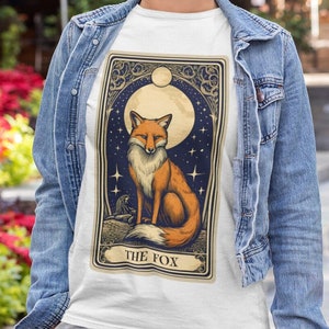 Fox Shirt, The Fox Tarot Card Shirt, Fox Lover Gifts