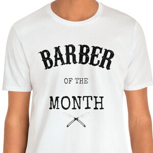 Chemise de barbier, chemise de barbier du mois cadeau de barbier drôle